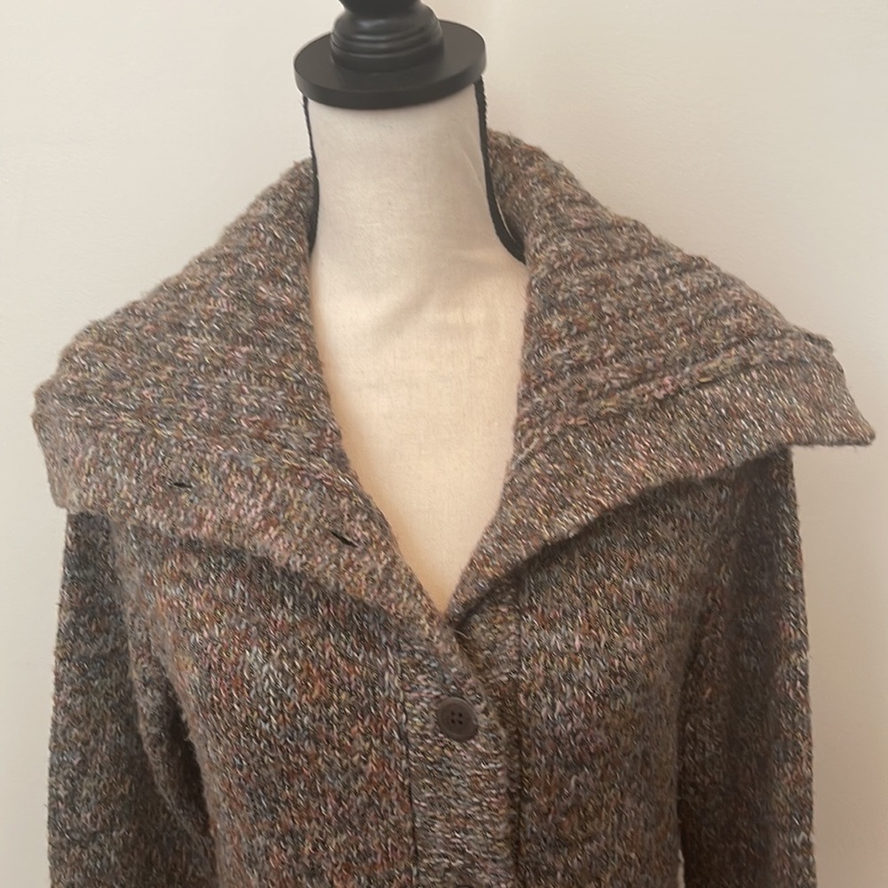 The Limited Long Belted Shawl Collar Cardigan Sweater - Picture 6 of 15
